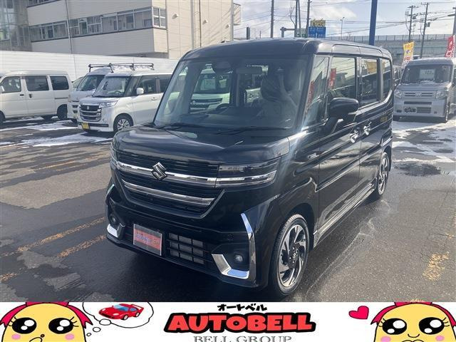 スペーシアカスタムハイブリッド(HYBRID)  XS 4WD届出済未使用車 スズキセーフティS