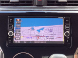 純正ナビを搭載しております。大画面で視認性が良いので扱いやすいです。