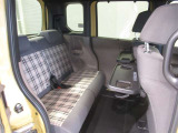 後部座席も広々としていますね!