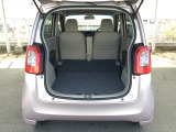 リアシートを前に倒せば荷室容量倍増!