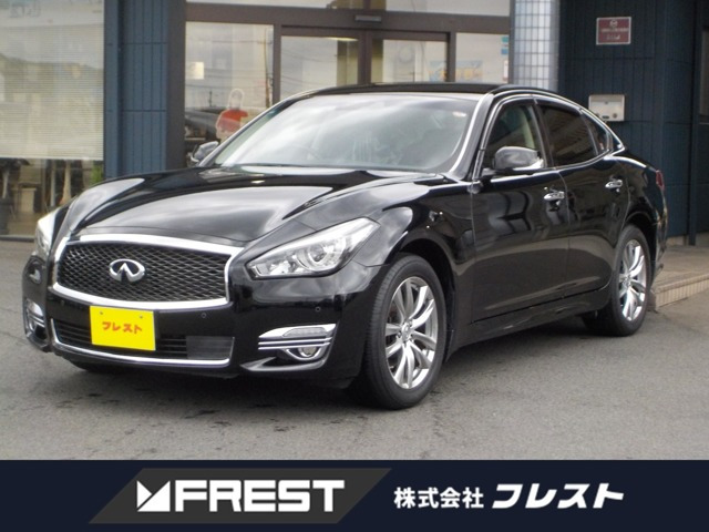 フーガ2.5 250VIPブラックレザーシート/ナビ/アラウンドビュ