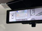 バックミラーにアラウンドビューモニターの表示も可能です!