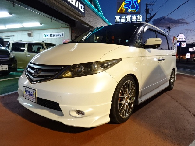 エリシオン3.0 VG エアロ HDDナビ パッケージ純正HDDナビバックカメラ本革シートシート