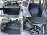 シートを倒せば広いラゲージスペースに。 オプションのトノボードつきです。お荷物が目隠しできて安心です。