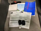 取扱説明書やメンテナンスノートもそろっています。