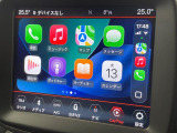 ●Apple Car Play:スマホとの有線接続で、ナビ・オーディオ再生などスマホのアプリ機能が画面でも使える便利機能です!