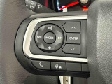 ナビゲーションやオーディオなどを取り付けた場合にはその操作がハンドルの手元でできるステアリングスイッチが付いてます