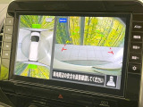 【アラウンドビューモニター】専用のカメラにより、上から見下ろしたような視点で360度クルマの周囲を確認することができます☆縦列駐車や幅寄せ時に活躍してくれます♪