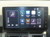 9インチスマホ連携ディスプレイオーディオです。バックカメラも付いて車庫入れ・駐車も安心です。Bluetooth対応機器を登録して音楽を楽しんだりハンズフリー通話が出来て便利です。