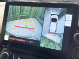【パノラミックビューモニター】専用のカメラにより、上から見下ろしたような視点で360度クルマの周囲を確認することができます☆死角部分も確認しやすく、狭い場所での切り返しや駐車もスムーズに行えます。