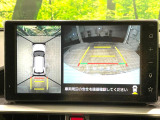 【パノラマモニター】専用のカメラにより、上から見下ろしたような視点で360度クルマの周囲を確認することができます☆死角部分も確認しやすく、狭い場所での切り返しや駐車もスムーズに行えます。