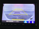 バックでの車庫入れも安心です! リアカメラが付いているバックモニター付のナビを装備しております。操作線もついており距離感も画面から確認できます。