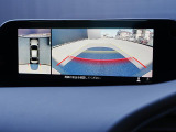 360&deg;ビューモニターを搭載しています。コーナーセンサーと合せてお使いいただくことで、安全、安心にお車の取り回しを行っていただけます。