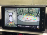 【パノラミックビューモニター】専用のカメラにより、上から見下ろしたような視点で360度クルマの周囲を確認することができます☆死角部分も確認しやすく、狭い場所での切り返しや駐車もスムーズに行えます。