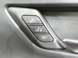 運転席のシートポジションを記憶・再現できるメモリー機能を搭載しています。