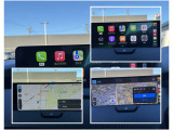ショップオプションのナビ装備。オーディオはBluetoothやUSBは勿論オプションのTV付き。またスマホアプリの一部がコネクトで使用できるアップルカープレイ、アンドロイドオートにも対応♪