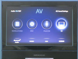 ナビゲーションのAV機能画面を表示しております。