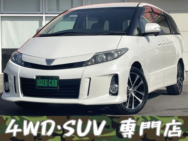 エスティマ2.4 アエラス 4WDナビ フルセグTV DVD MSV Bluetooth