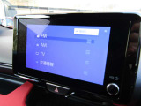 トヨタ純正ディスプレイオーディオ。TVも見れます。