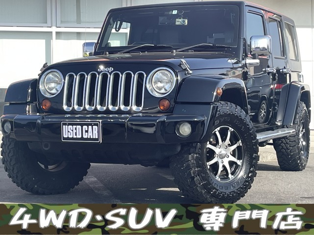 ラングラーアンリミテッド スポーツ 4WD社外アルミホイール&TOYO M/Tタイヤ ナビ