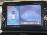【アラウンドビューモニター】車を上から見下ろしているかのような映像で周囲の状況がひと目で確認、狭い駐車場に駐車するときも安心です♪