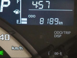 入庫時の走行距離です。走行距離も少なめで魅力的ですね♪