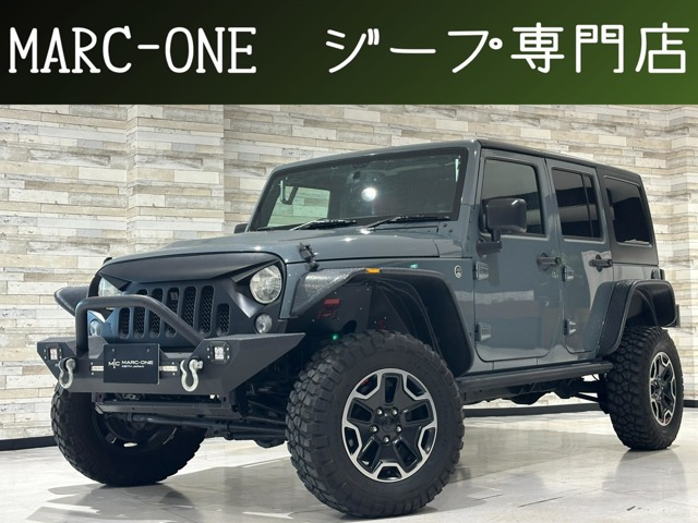 ラングラーアンリミテッド ルビコン ハードロック 4WD1年保証付/赤革ヒーター/リフトアップ/フラ