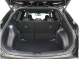 トランクスペースです!リヤシートは左右別々に倒せるので、乗車人数と荷物の量に合わせたアレンジが可能です。