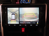 バック時の運転をサポートするバックモニター&パノラミックビューモニター付