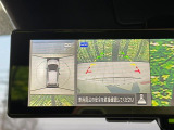 【アラウンドビューモニター】専用のカメラにより、上から見下ろしたような視点で360度クルマの周囲を確認することができます☆死角部分も確認しやすく、狭い場所での切り返しや駐車もスムーズに行えます。