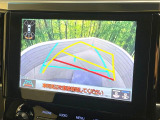 【バックカメラ】駐車時に後方がリアルタイム映像で確認できます。大型商業施設や立体駐車場での駐車時や、夜間のバック時に大活躍!運転スキルに関わらず、今や必須となった装備のひとつです!