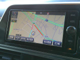 ★ナビ画面のアップ写真です。純正ですのでスイッチが大きく操作がしやすいです。