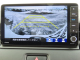 リアワイドカメラシステム!従来の視野に加えて、後方側方を約180&deg;まで見えるワイドビューと、後方を真上から見たような視野で駐車時などに便利なトップダウンビューの3つの視野があります!