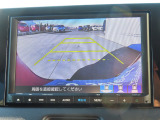 【バックカメラ装備済み】駐車の際の心強い味方!ガイドを見て確認しながら駐車できるので安全です。