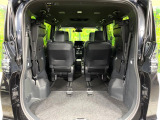 普段のお買い物や通勤、送迎等に十分な荷室スペースを確保しております。セカンドシートを倒すと、大きな荷物の積載も可能です♪
