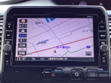 純正9インチナビを搭載しております。大画面で視認性が良いので扱いやすいです。