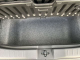 収納の容量は充分にあるラゲッジアンダーボックスです。