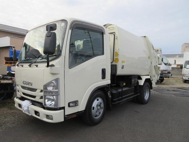 エルフ 2トンブレスパッカーデイーゼル ハイブリッド車