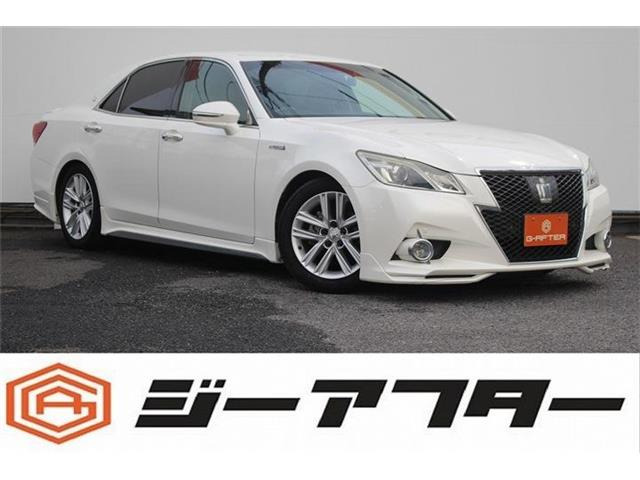 クラウンアスリート ハイブリッド 2.5 S 禁煙車 フルエアロ 純正ナビ フルセグTV