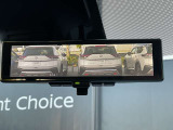 インテリジェントスマートルームミラー 後席の乗車時やお荷物などで後方確認ができない場合は後方確認専用カメラでくっきり!安心ですね!