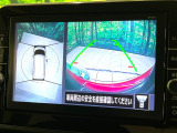 【アラウンドビューモニター】専用のカメラにより、上から見下ろしたような視点で360度クルマの周囲を確認することができます☆死角部分も確認しやすく、狭い場所での切り返しや駐車もスムーズに行えます。