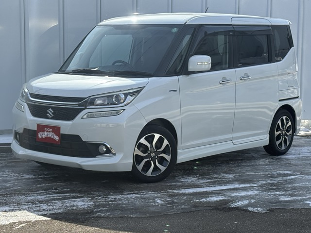 ソリオバンディット1.2 Fリミテッド デュアルカメラブレーキサポート 4WDハーフレザー 全方位カメラ SDナビ フルセ