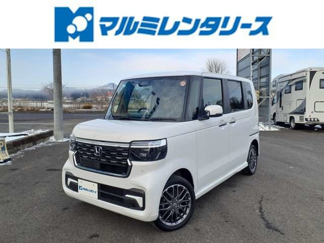 N-BOXカスタムターボ 4WD純正8インチナビ BT USB フルセグTV バック