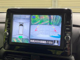 【アラウンドビューモニター】専用のカメラにより、上から見下ろしたような視点で360度クルマの周囲を確認することができます☆死角部分も確認しやすく、狭い場所での切り返しや駐車もスムーズに行えます。
