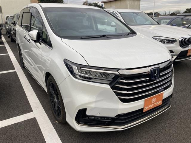 オデッセイ 2.0 e:HEV アブソルート EX 禁煙車 純正9型 後席モニター