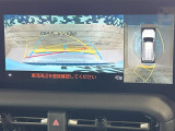 【パノラミックビューモニター】専用のカメラにより、上から見下ろしたような視点で360度クルマの周囲を確認することができます☆死角部分も確認しやすく、狭い場所での切り返しや駐車もスムーズに行えます。