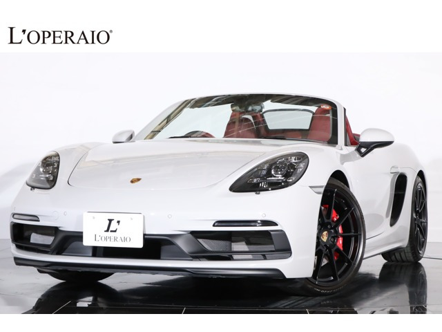 718ボクスターGTS 4.01オーナー 有償色 赤×黒革 PDLS付LED ベン