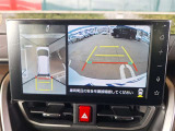 パノラミックビューモニター 車両上空より写したような画像をモニターに表示☆車庫入れや、幅寄せなどに大変便利な機能です♪