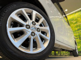 【純正14インチアルミホイール】外観にマッチした純正アルミホイールを装着しております。各種社外アルミホイールや、スタッドレスタイヤも取扱いしております。是非ご相談ください♪