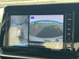 【アラウンドビューモニター】専用のカメラにより、上から見下ろしたような視点で360度クルマの周囲を確認することができます☆死角部分も確認しやすく、狭い場所での切り返しや駐車もスムーズに行えます。
